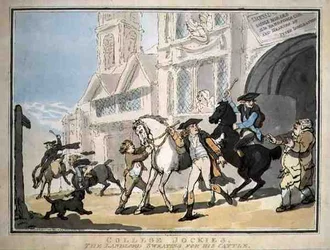 College Jockies, The Landlord Sweating for his Cattle, published by E. Jackson