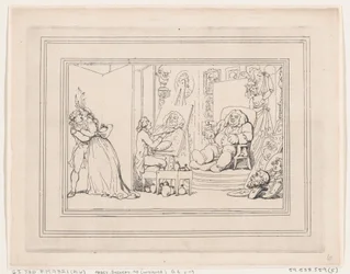 Comforts of Bath, Plate 6