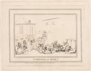 Comforts of Bath, Plate 7, January 6, 1798