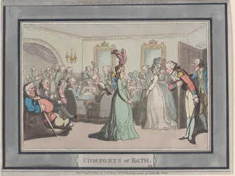 Comforts of Bath, Plate 8