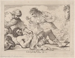 Erminia Discovers the Wounded Tancred from Tasso, Gerusalemme Liberata