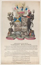 Explanation of the Arms of Napoleon Bonaparte, April 1814