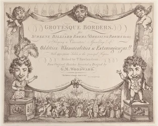 Grotesque Borders for Screens, Billiard Rooms, Dressing Rooms, &c &c