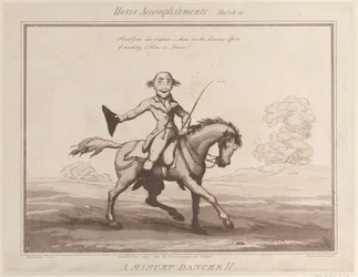 Horse Accomplishments, Sketch 10: A Minuet Dancer !!, August 1, 1799