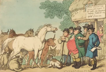 Insurable Cattle, published 1809