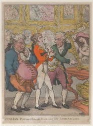 Italian Picture Dealers Humbugging My Lord Anglaise