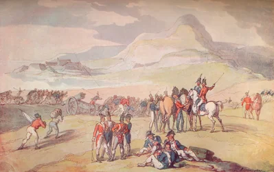 Military Scene: Landing Troops and Guns