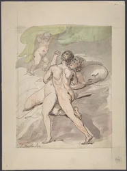 Nude Couple Embracing
