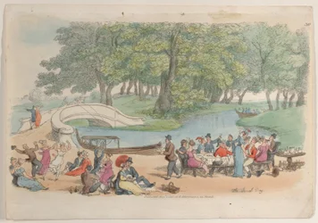 Plate 30: The Social Day, from World in Miniature