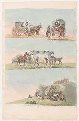 Plate 3, Outlines of Figures, Landscapes and Cattle for the Use of Learners, March 8, 1790
