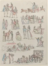 Plate 7, Outlines of Figures, Landscapes and Cattle for the Use of Learners, June 27, 1790