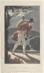 Quae Genus on His Journey to London, from The History of Johnny Quae Genus