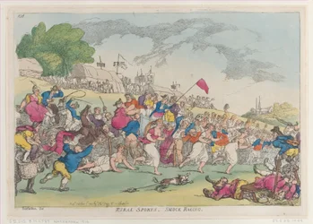 Rural Sports, Smock Racing, [October 1, 1811], Reprint