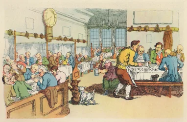 Scene in a Coffee House