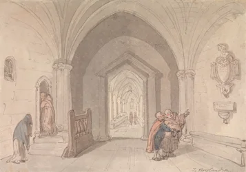 Scene in a Monastery