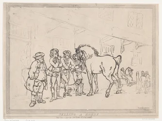 Selling a Horse, December 1, 1791