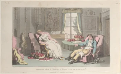 Sleeping Tête à Tête, at a First Visit of Don Luigi