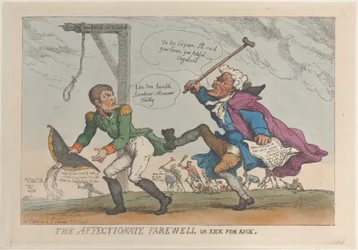The Affectionate Farewell, or Kick for Kick