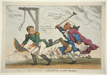 The Affectionate Farewell or Kick for Kick