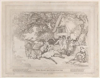 The Cart Horse from The Life of a Racehorse, or The High-Mettled Racer, July 20