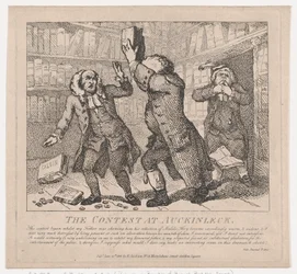 The Contest at Auckinleck Picturesque Beauties of Boswell, Part the Second, June 10, 1786