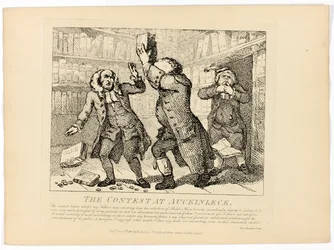 The Contest at Auckinleck, from Boswell