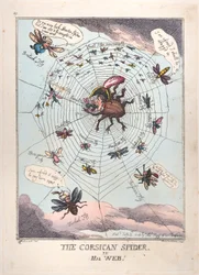 The Corsican Spider in His Web!, July 12, 1808