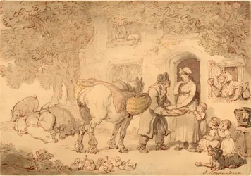 The Fishseller, about 1775-1800