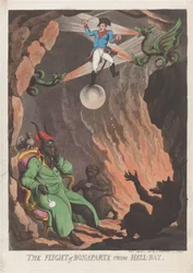 The Flight of Bonaparte from Hell-Bay, 7th April 1803
