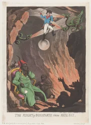 The Flight of Bonaparte from Hell-Bay, April 7, 1803
