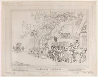 The Post Horse from The Life of a Racehorse, or The High-Mettled Racer