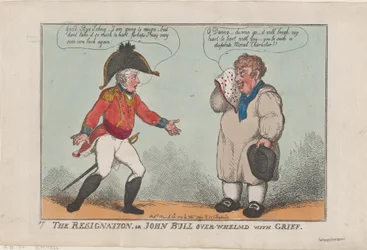 The Resignation, or John Bull Overwhelmed with Grief, March 24, 1809, March 24, 1809