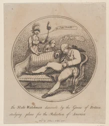 The State Watchman Discovered by the Genius of Britain Studying Plans for the...