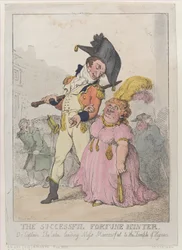 The Successful Fortune Hunter, or Captain Shelalee Leading Miss Marrowfat