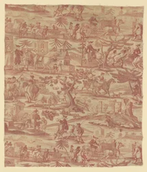 The Travels of Doctor Syntax (Furnishing Fabric)