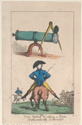 The True Method of Sitting a Horse, Mathematically Delineated, 1809