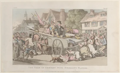 The Vicar in Company with Strolling Players, from The Vicar of Wakefield, May 1, 1817