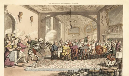 Death Brings a Fatal Dish to a Gluttonous Feast