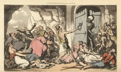 Death Looks Out from Behind Death