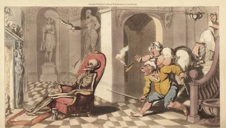 The Skeleton of Death Sits in the Porter