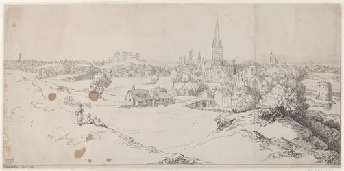 View of Norwich From St. James Hill, 1799