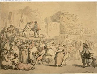 Village Fair: Harlequin and Quack