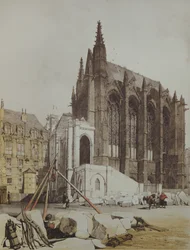 La Sainte Chapelle, from Picturesque Architecture in Paris, published 1839