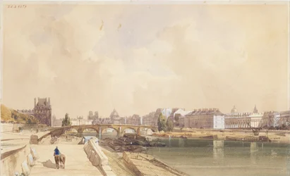 The Pont Royal in 1833