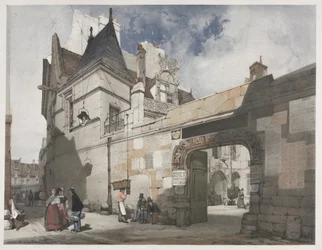 Picturesque Architecture in Paris, Ghent, Antwerp, Rouen: Hôtel de Cluny, Paris