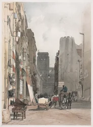 Picturesque Architecture in Paris, Ghent, Antwerp, Rouen: Notre Dame, Paris, 1839