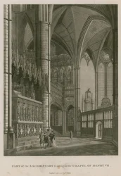 Part of the Sacristy leading to the Chapel of King Henry VII, Westminster Abbey, London