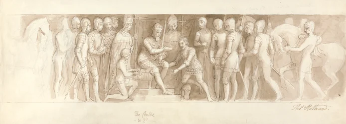 Design for the Grand Staircase, Buckingham Palace, the Centre & 2d