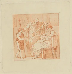 Two Albums, containing a total of 213 drawings by Stothard for book illustrations