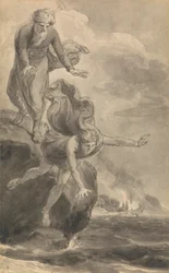 One of Six Illustrations to Fenelon